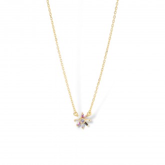 NECKLACE WITH FLOWER NECKLACE WITH FLOWER