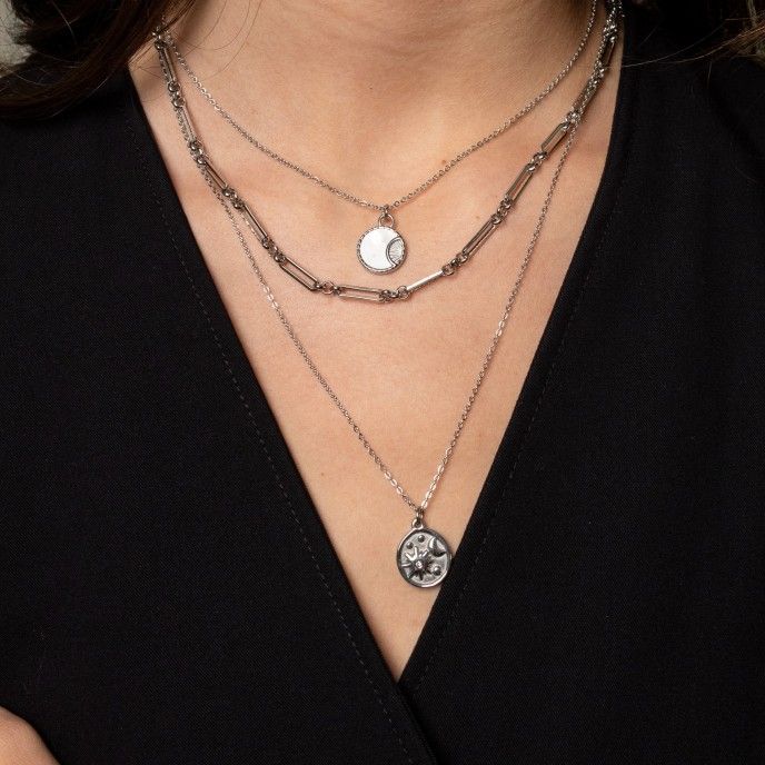 STEEL NIGHT NECKLACE