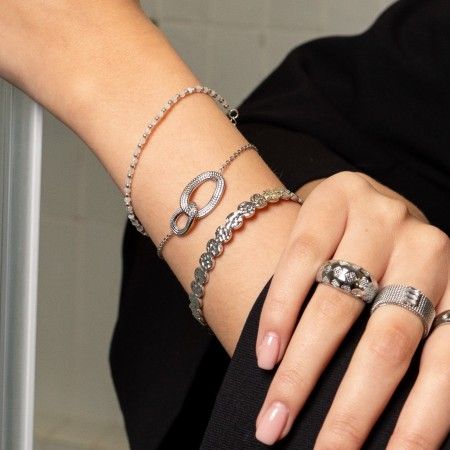 PULSEIRA AÇO ELOS PULSEIRA AÇO ELOS