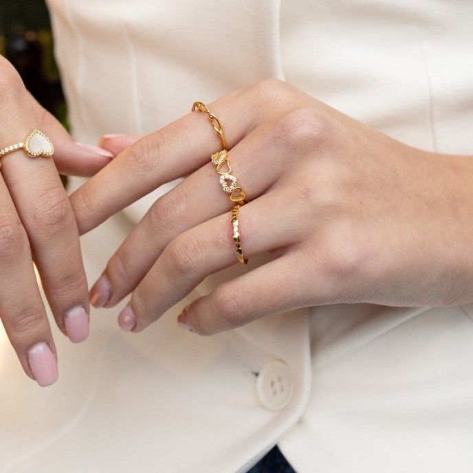 SILVER TWISTED RING
