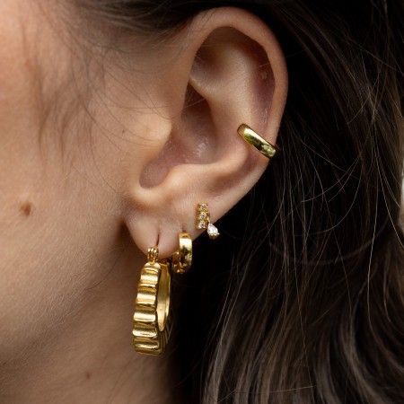SILVER BASIC EAR CUFF