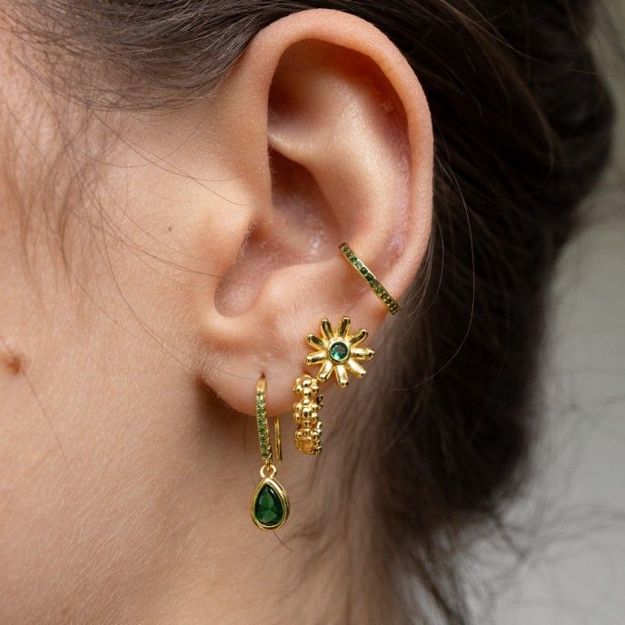  EAR CUFF WITH ZIRCONS