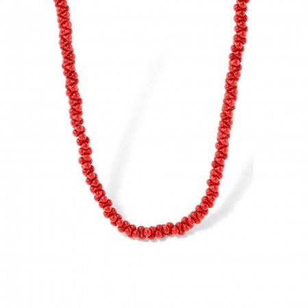 COLLAR DE BAMB ROJO