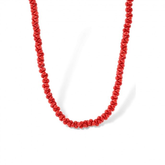 COLLAR DE BAMB ROJO