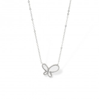 COLLAR MARIPOSA DE ACERO