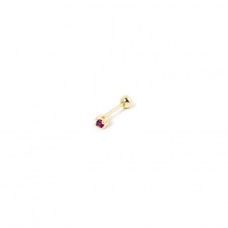 SILVER PIERCING WITH ZIRCON
