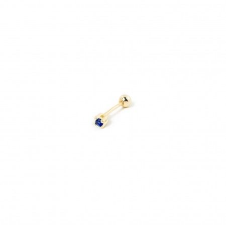 SILVER PIERCING WITH ZIRCON