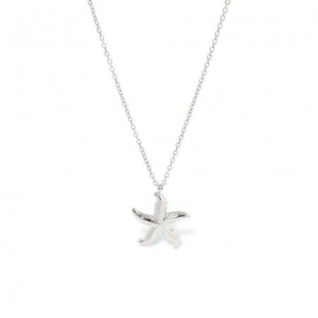 STEEL NECKLACE WITH STARFISH