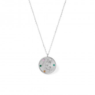 COLLAR LUNA DE ACERO