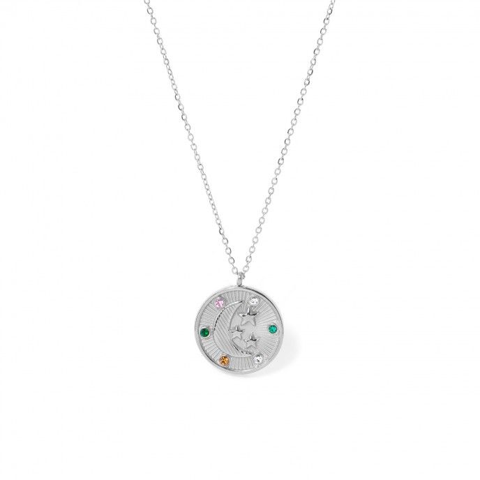 COLLAR LUNA DE ACERO