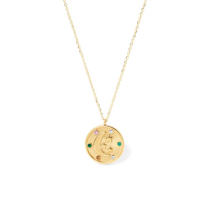 COLLAR LUNA DE ACERO