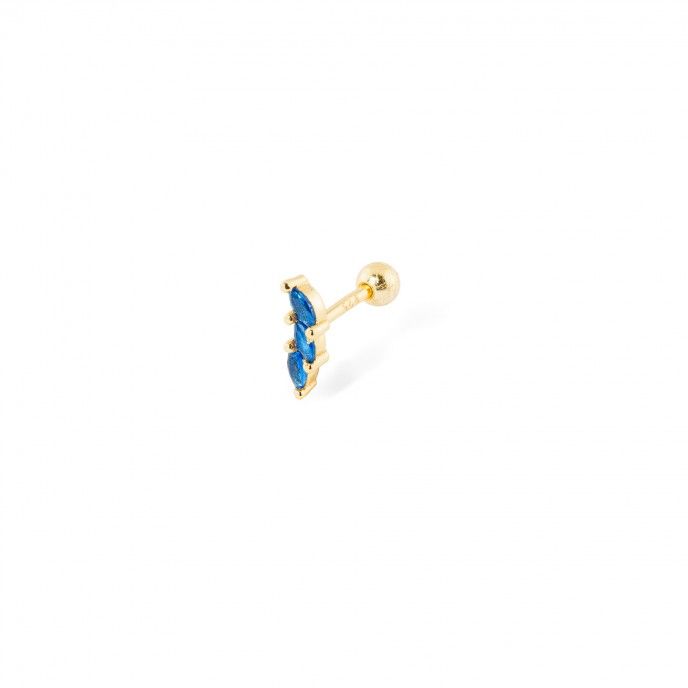 SILVER PIERCING WITH ZIRCONS