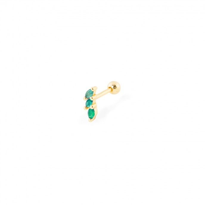 SILVER PIERCING WITH ZIRCONS