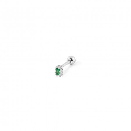 SILVER PIERCING WITH ZIRCON