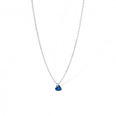 SILVER NECKLACE WITH HEART SILVER NECKLACE WITH HEART