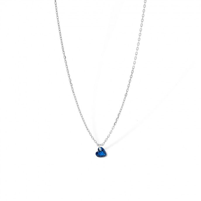 SILVER NECKLACE WITH HEART