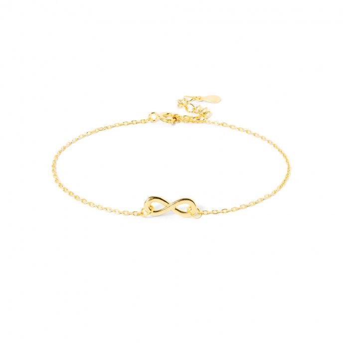SILVER BRACELET WITH INFINITE