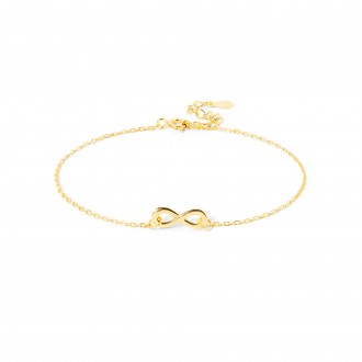 SILVER BRACELET WITH INFINITE