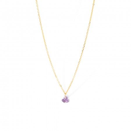 SILVER NECKLACE WITH HEART