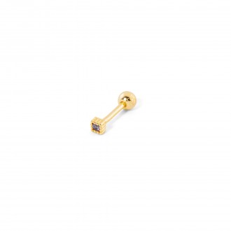 SILVER PIERCING WITH ZIRCON