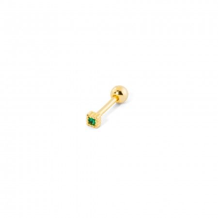 SILVER PIERCING WITH ZIRCON