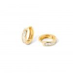 Gold Plated Silver - Zircon