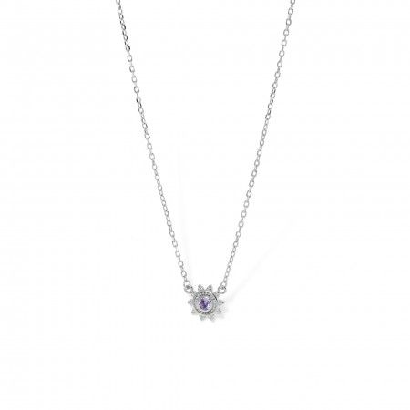 SILVER NECKLACE WITH SUN