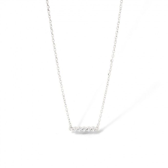 SILVER SHINY NECKLACE