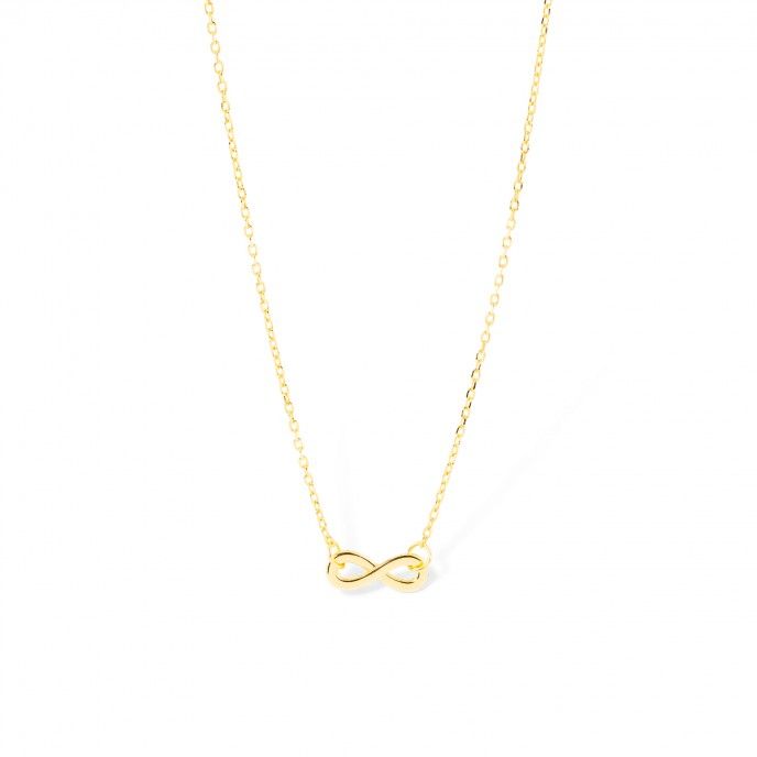 SILVER NECKLACE WITH INFINITY