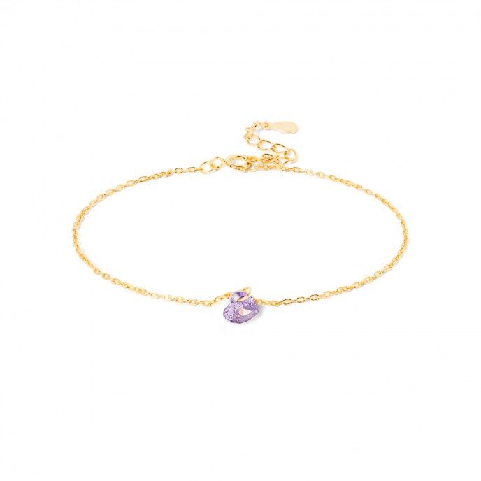 SILVER BRACELET WITH HEART