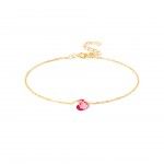 Gold Plated Silver -Pink