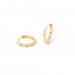 Gold Plated Silver - Zircon