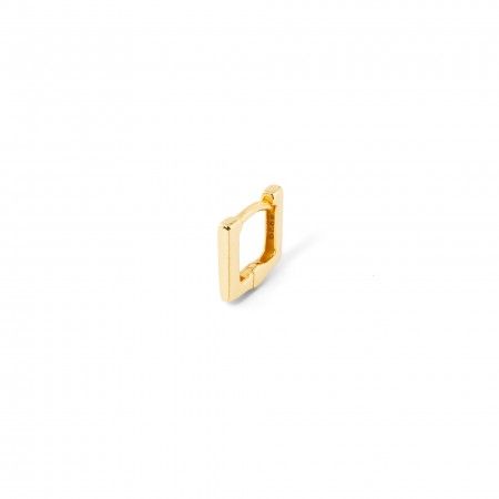 SILVER SQUARE HOOP