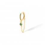 Gold Plated Silver - Green