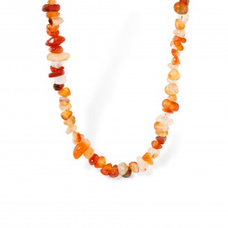 COLLAR DE PLATA CON PIEDRAS NATURALES
