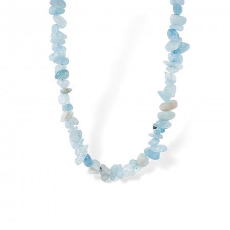 COLLAR DE PLATA CON PIEDRAS NATURALES