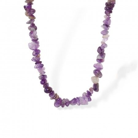 COLLAR DE PLATA CON PIEDRAS NATURALES
