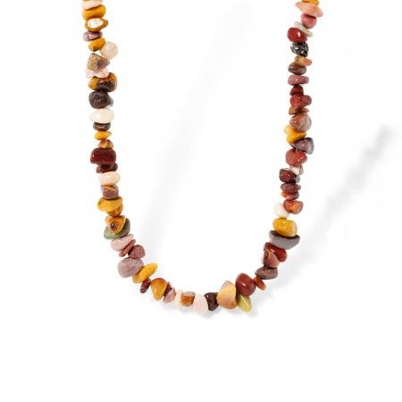 NECKLACE WITH NATURAL STONES