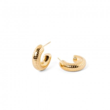 STEEL STRIPED HOOPS