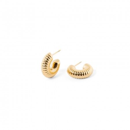STEEL STRIPED HOOPS