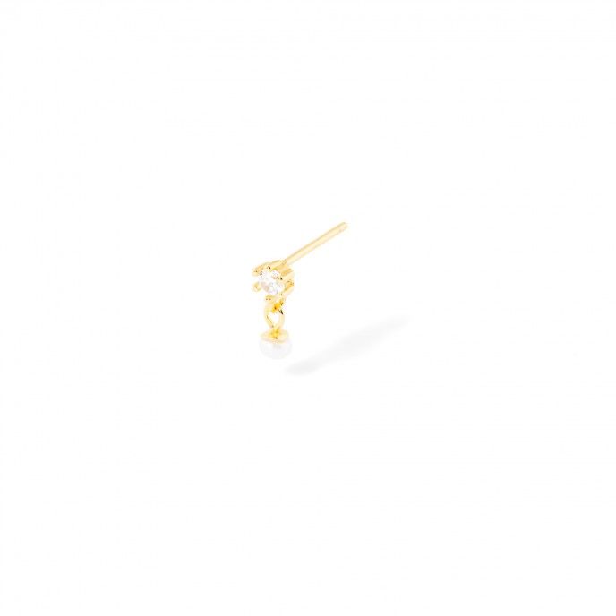 SILVER SHINY EARRING