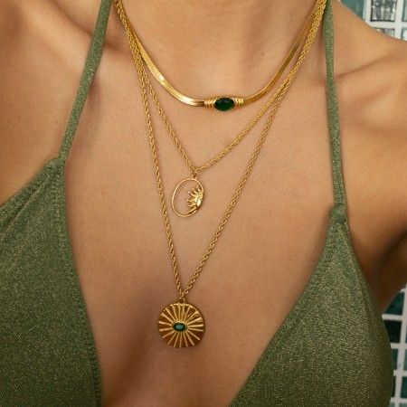 COLLAR SOL DE ACERO