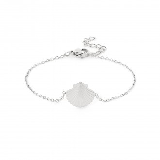 STEEL BRACELET WITH SHELL