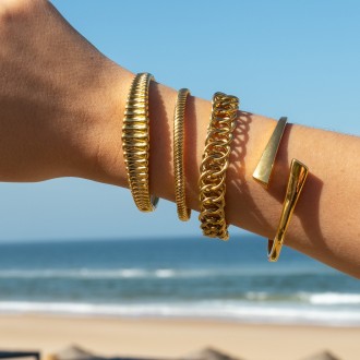 STEEL TWISTED BRACELET