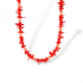 SILVER BAMBOO NECKLACE
