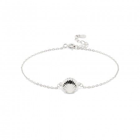 SILVER BRACELET WITH SHELL SILVER BRACELET WITH SHELL