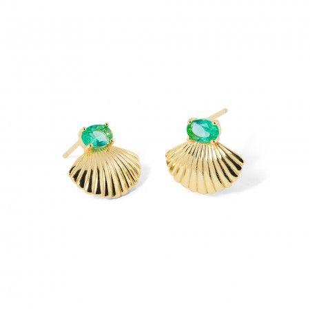 SILVER SHELL EARRINGS SILVER SHELL EARRINGS