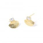 Gold Plated Silver - Zircon