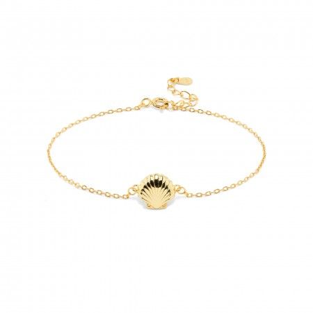 SILVER BRACELET WITH SHELL