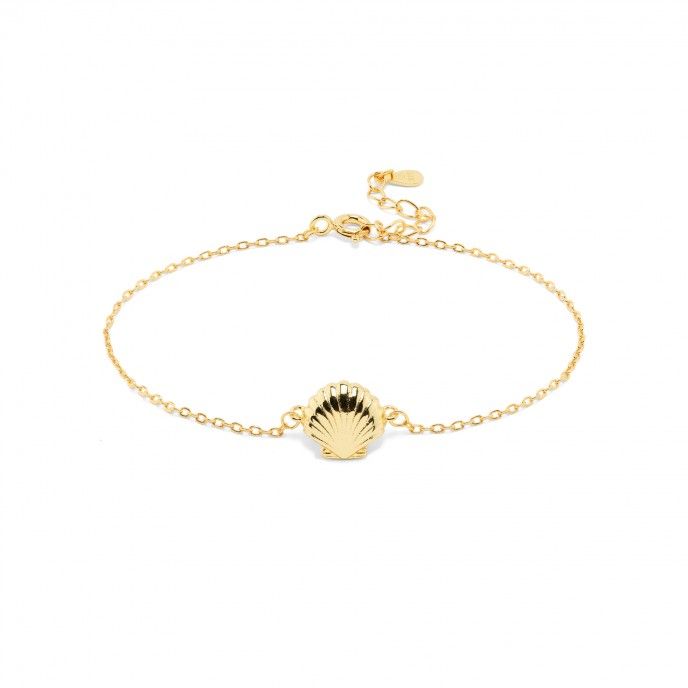 SILVER BRACELET WITH SHELL